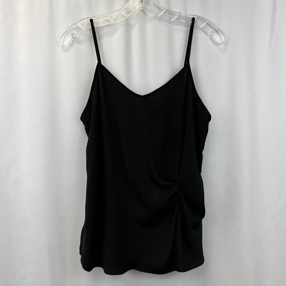 Naked Zebra Womens Black Adjustable Spaghetti Strap Camisole Tank Top Size Small - Picture 1 of 9